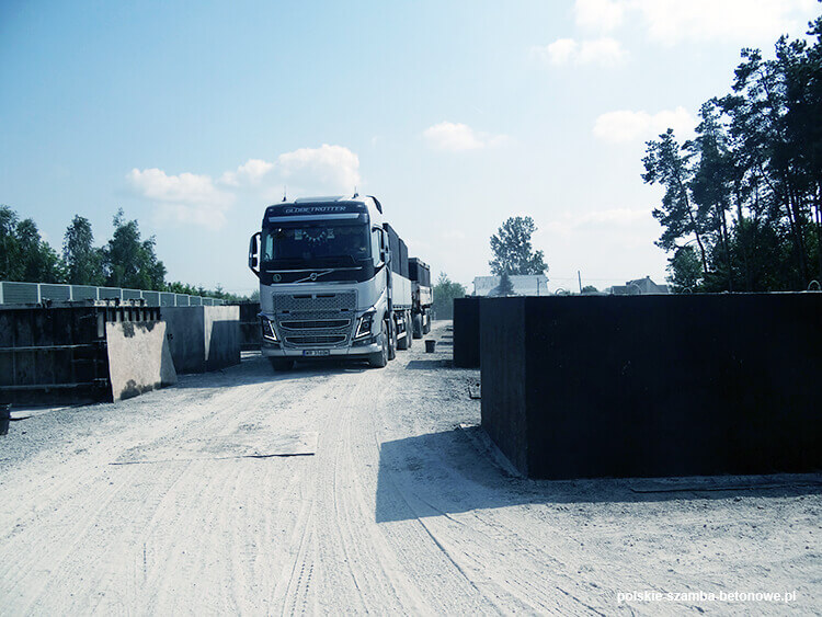 Transport szamb betonowych  w Sopocie